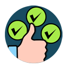 Better financing approval (icon)