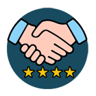 icon reprensenting customer trust