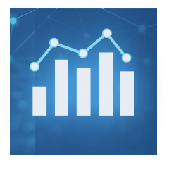 Bar chart icon with dots, representing centralized audit and compliance data