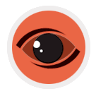 icon representing an eye for transparency